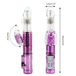 Rampant Rabbit Vibrator Bullet Anal Plug Vagina G Spot Sex Toys USB Rechargeable