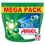 Ariel Platinum PODS®, Washing Liquid Laundry Detergent Capsules 52 Washes, +Touch Of Febreze Odour Defence, Extra Stain & Odour Removal