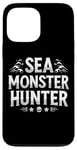 Coque pour iPhone 13 Pro Max Citation amusante de plongée Sea Monster Hunter