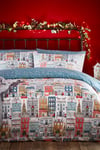 Festive Town Christmas Reversible Duvet Cover Set