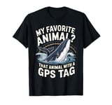 My Favorite Animal GPS Tag Tracking Animals T-Shirt