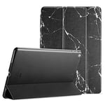 ProCase Coque iPad 9.7, Housse iPad 6, iPad 5, Modèle A1822 A1823 A1893 A1954, Étui Protection iPad 2018, iPad 2017–Marbre Noir