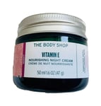 The Body Shop Vitamin E Night Nourishing Face Cream 50ml Vegan All Skin Type New