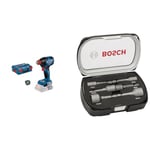 Bosch Professional 18V System boulonneuse sans-fil GDX 18V-210 C (couple  maxi 210 Nm, sans batterie ni chargeur, avec 1 module Bluetooth Low Energy  GCY 42, L-BOXX 136) : : Bricolage