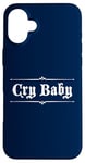 Coque pour iPhone 16 Plus Design gothique original CRY BABY