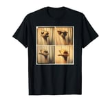 Emu Bird Wearing Glasses Funny Animal Photobooth Emu Head T-Shirt