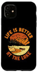 iPhone 11 Rowing Row Boat Retro Vintage Life Is Better At The Lake Case