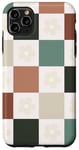 Coque pour iPhone 11 Pro Max Neutre, brun clair, beige, marron, carreaux, ton de terre chaud