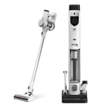 Tineco Pure ONE Station Cordless Stick Vacuum Cleaner with 3L Dust Clean Station, Complete Self-Cleaning Up to 60 Mins Runtime, Powerful Suction and Lightweight, Multi-Surface Floor Cleaning