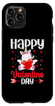 iPhone 11 Pro Unicorn Happy Valentine Day Couple Funny Unicorns Lovers Case