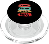 Ce mec est un super papa cadeau drôle papa fête des pères PopSockets PopGrip pour MagSafe