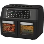 Hamilton Beach VisionCook Dual AirFryer with 10 One-Touch Presets Function Black