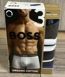 Hugo Boss 3 Pack Bold Boxer/trunk Cotton Stretch Uk Size XL BNIB