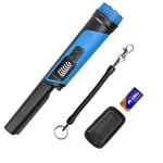 DR.ÖTEK Pinpointer Détecteur de Métaux, IP68 Entièrement Étanche, Portable Pin Pointer avec Écran LCD, Fonction Novatrice De Suppression des Interférences, 3 Modes D'alerte (MT6 Pro Bleu)