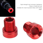 2Pcs Bike Crank Screw Spline Centre Shaft Aluminium Alloy High Strength Anticorr