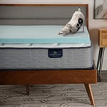 Serta ThermaGel Surmatelas en Mousse à mémoire de Forme, Grand lit