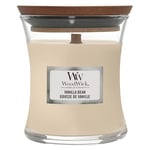 WoodWick Scented Candle with Crackling Wick | Vanilla Bean Mini Hourglass Candle | Up to 20 Hours Burn Time | Perfect Gifts for Women