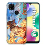 Coque pour Xiaomi Redmi 10A Manga One Piece Ace Color