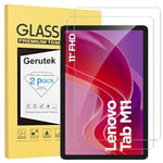 Gerutek [Lot de 2 Verre Trempé pour Lenovo Tab M11 2024 11 pouces, (TB-330FU/TB-331FC), 9H Dureté, Haute Définition, Anti Rayures, sans Bulles, 2.5D Film Protection Écran pour Lenovo Tab M11 FHD 11"