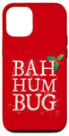 Coque pour iPhone 12/12 Pro Citation Anti-Noël de Dickens Scrooge un Bah Humbug