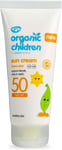 Green People Organic Children Sun Cream SPF 50 with Lavender 100ml free Fast🚚