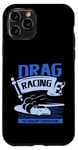 Coque pour iPhone 11 Pro Des courses de dragsters que vous ne comprendriez pas Car Funny Mechanic