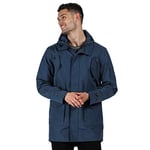 Regatta Parka imperméable et Respirante MACARIUS avec Capuche Ajustable Jackets Waterproof Shell Homme, Dark Denim, FR : XL (Taille Fabricant : XL)