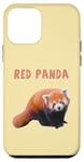 Coque pour iPhone 12 mini Panda Rouge Photo