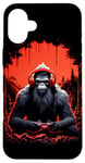 Coque pour iPhone 16 Plus Bigfoot Gamer Graphic Art - Joueur de jeux vidéo amusant