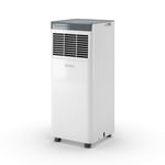 Olimpia Splendid - 02575 Dolceclima Slim 10 SWS WIFI, Climatiseur portable, 10 000 BTU/h max, Classe énergétique A, 2,6 kW, Gaz naturel R290, Blanc