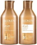 Redken All Soft Shampoo 300ml & Conditioner 300ml Duo