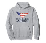 Patriotic USA God Bless America Patriot Veteran Pullover Hoodie