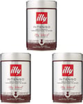 Illy Coffee, Intenso Filter Coffee, Dark Roast, Made from 100% Arabica Beans, 25