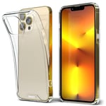 Moozy Xframe Coque antichoc pour iPhone 13 Pro – Coque à bord transparent, coque hybride double couleur transparente avec bord en TPU absorbant les chocs - Neuf