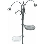 Animallparadise - Mangeoire station sur pied hauteur total 189 cm pour oiseaux Gris