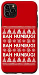 Coque pour iPhone 11 Pro Max Citation Anti-Noël de Dickens Scrooge un Bah Humbug