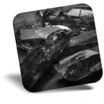 Awesome Fridge Magnet bw - Deep Uncut Ruby Crystals  #39409