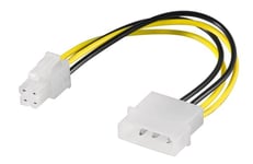 Strömadapter 4-pin Molex till P4