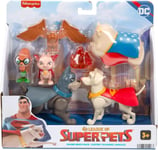 DC Comics ​Fisher Price DC League of Super-Pets Figure MultiPack - NEW UK