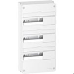 Coffret en saillie RESI9 blanc 3 rangées de 13 modules 90A - SCHNEIDER ELECTRIC - R9H13403