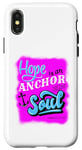 Coque pour iPhone X/XS Hope is an Anchor to the Soul - Hébreux 6:19 Christian