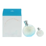 Hermès Eau Des Merveilles Bleue 2 Piece Gift Set: Eau De Toilette 50ml - Eau De Toilette 7.5ml