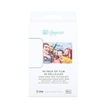 Lifeprint Papier Photo 40 - Photo Paper, Photo Printing Paper 7.6 x 5 cm, Innovative Ecological ZINK Technology, Adhesive Face, Ink-free Printing - 40 Pack