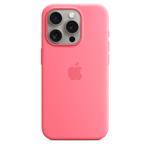 iPhone 15 Pro Silicone Case with MagSafe — Pink