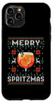 Coque pour iPhone 11 Pro Merry Spritzmas X HO HOLY APEROLY XMAS CLUB Noël