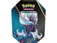 Pokebox Clamiral V - 220 Pv - Carte Francaise A Collectionner Pour Pokemon - Boite Metal Bleu - Set Avec 1 Carte Animaux