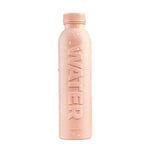 Bottle Up Reusable Water Bottle Filled with English Still Spring Water 500ml, Champagne Pink, Plant-based Bottle, BPA Free, Eco Friendly Bottle of Water