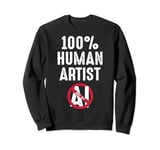 100% Human Artist Sweatshirt