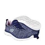 Skechers Femme Summits-Quick Getaway Baskets, Bleu, 36.5 EU