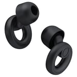 Jayine Ear Plugs for Sleep, Hearing Protection Ear Plugs Noise Cancelling 30dB, Reusable Soft Silicone Earplugs for Sleep, Focus, Travel or Concerts, Ear Tips in XS/S/M/L - Black